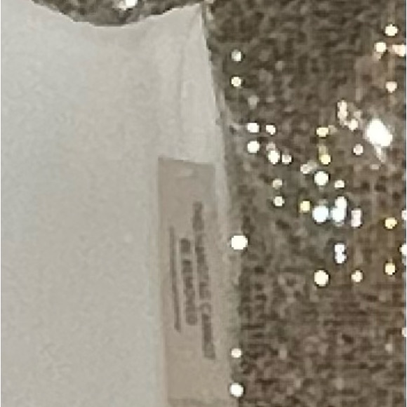 VENUS Sparkling Beige Sequin Top - Picture 5 of 5